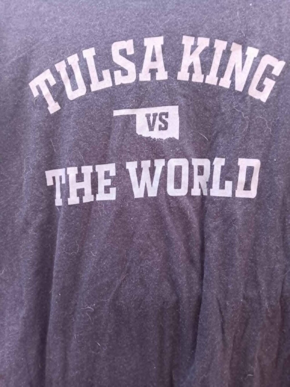 RARE TULSA KING - Genuine Crew T-shirt from a Collection